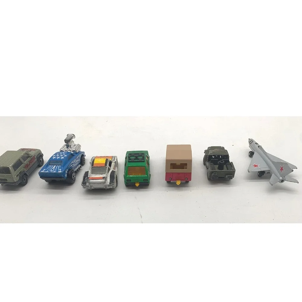 Vintage Matchbox Diecast Cars Lot 13pc Lesney Toy Vehicles Trucks MiG-21 Jet
